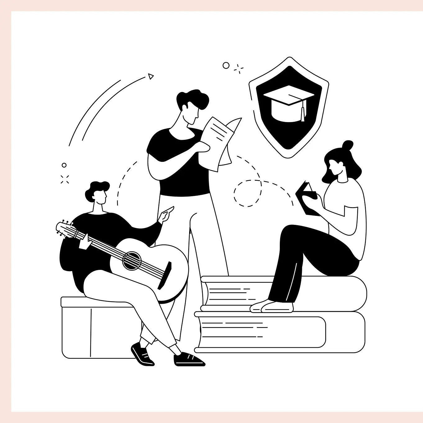 Illustration of teachers collaborating