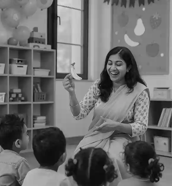 Children in a classroom